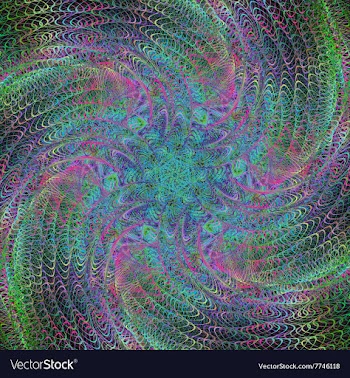 Abstract shiny colorful fractal design background vector image