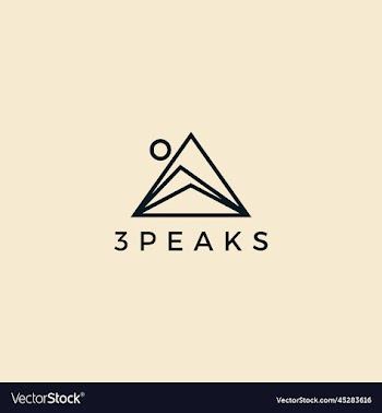 abstract simple mountain peaks adventure outdoor l