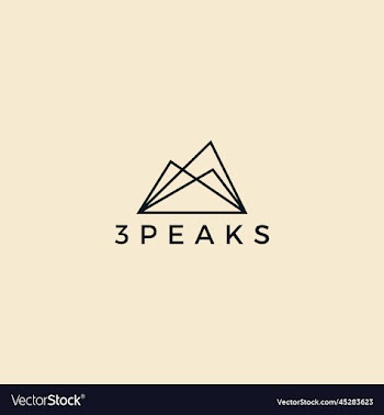 abstract simple mountain peaks adventure outdoor l