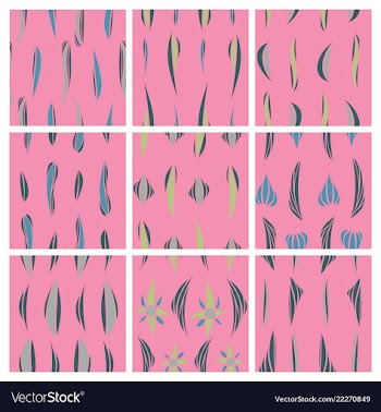 Abstract simple pattern hand drawn for your design vector image
