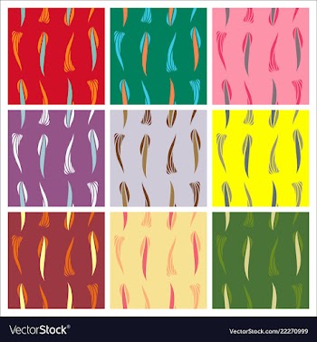 Abstract simple pattern hand drawn for your design vector image
