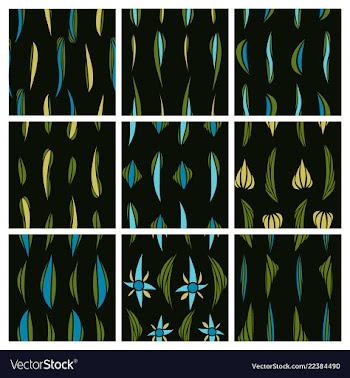 Abstract simple pattern hand drawn for your design vector image