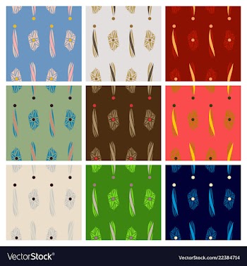 Abstract simple pattern hand drawn for your design vector image