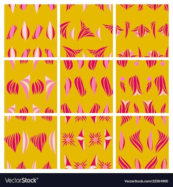 Abstract simple pattern hand drawn for your design vector image