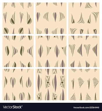 Abstract simple pattern hand drawn for your design vector image