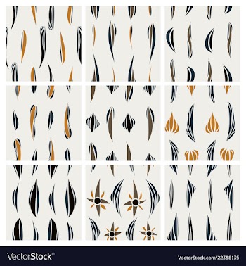 Abstract simple pattern hand drawn for your design vector image