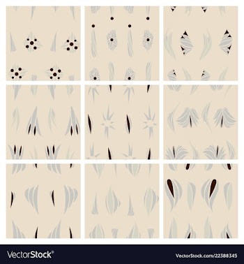 Abstract simple pattern hand drawn for your design vector image