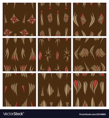 Abstract simple pattern hand drawn for your design vector image