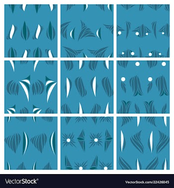 Abstract simple pattern hand drawn for your design vector image