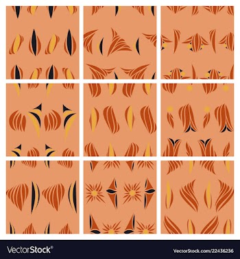 Abstract simple pattern hand drawn for your design vector image