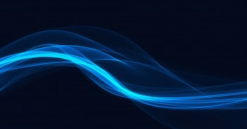 Abstract smooth blue light streak wave background Free Photo