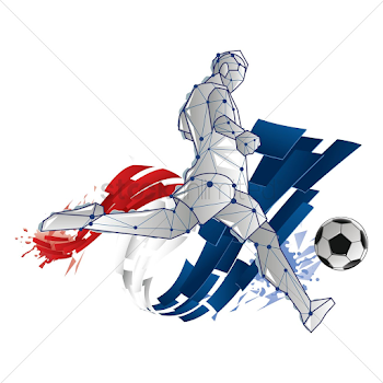 Abstract soccer player design Vector Image - 1818052 | StockUnlimited
