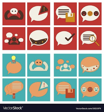 Abstract social media background with lines vector image