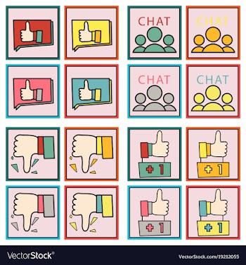 Abstract social media background with lines vector image
