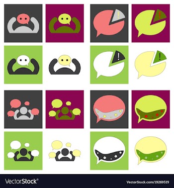 Abstract social media background with lines vector image