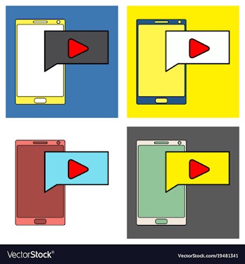 Abstract social media background with lines vector image