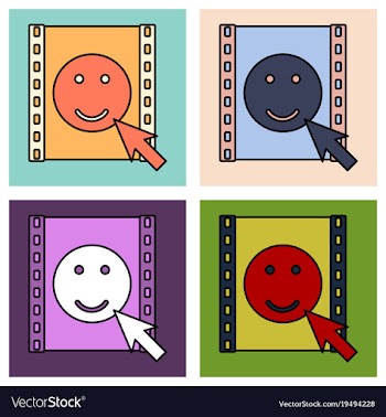 Abstract social media background with lines vector image
