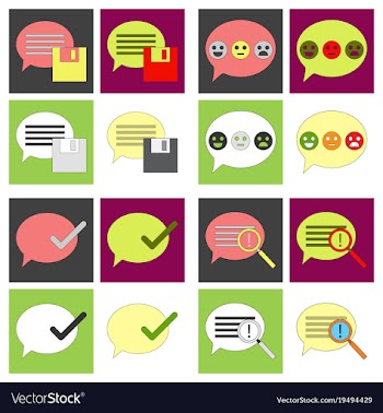 Abstract social media background with lines vector image