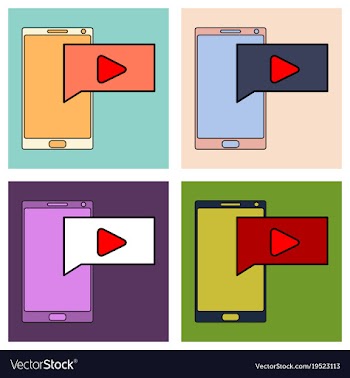 Abstract social media background with lines vector image