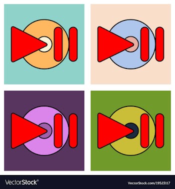 Abstract social media background with lines vector image