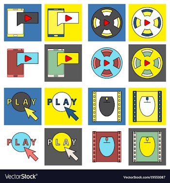 Abstract social media background with lines vector image