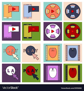 Abstract social media background with lines vector image