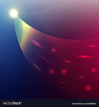 Abstract space background connection structure vector image