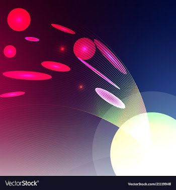 Abstract space background connection structure vector image