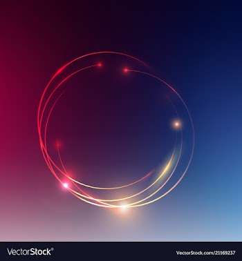 Abstract space background connection structure vector image
