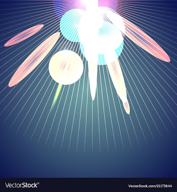 Abstract space background connection structure vector image