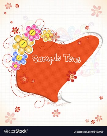 Abstract speech bubble vector image