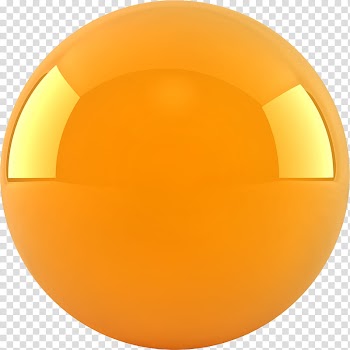 Abstract Sphere Renders , orange and white ceramic plate transparent background PNG clipart