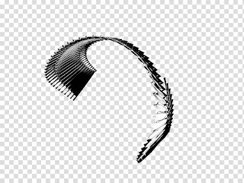 Abstract Spine D Render Free for commercial use, black hair band transparent background PNG clipart