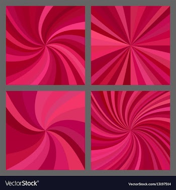 Abstract spiral and ray burst background set vector image