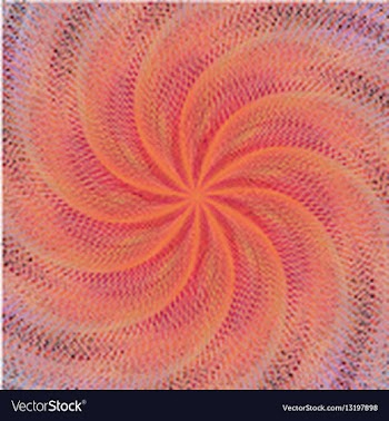 Abstract spiral fractal design background vector image