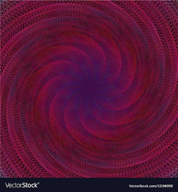 Abstract spiral fractal design background vector image