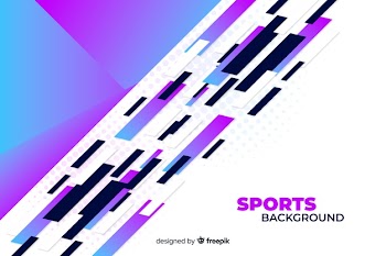 Abstract sport background in purple and white shades Free Vector