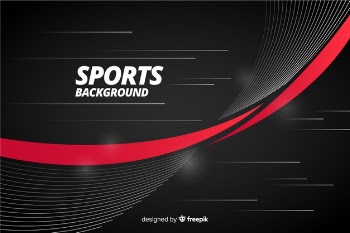 Abstract sport background with red stripe Free Vector
