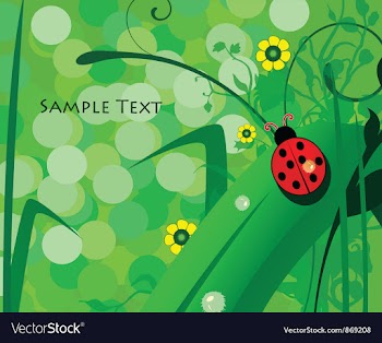 Abstract spring background vector image