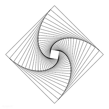 Abstract square geometric element vector | Free stock vector - 487107