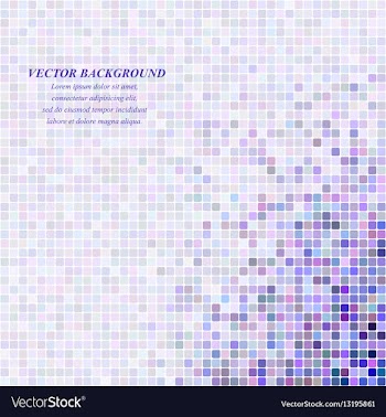 Abstract square mosaic background design vector image