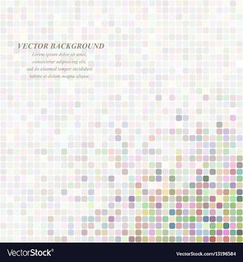Abstract square mosaic background design vector image