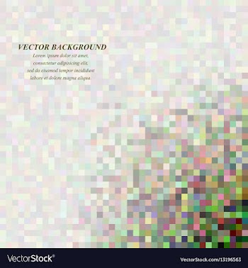 Abstract square mosaic background vector image