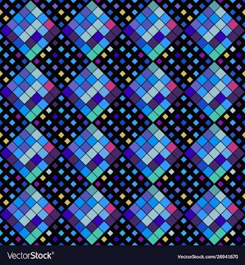 Abstract square pattern background - colorful vector image