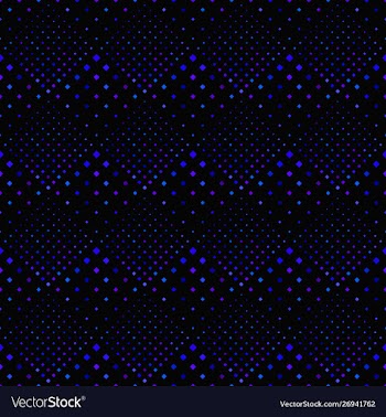 Abstract square pattern background - dark blue vector image