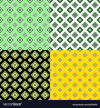 Abstract square pattern background set vector image