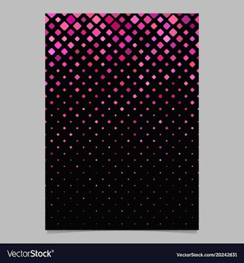 Abstract square pattern flyer template - tiled vector image