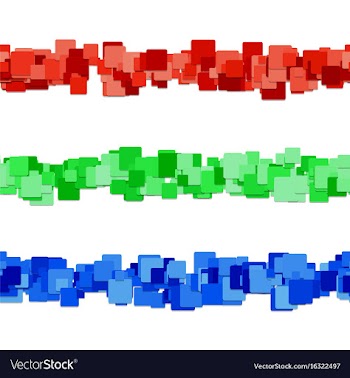 Abstract square pattern page dividing line design vector image