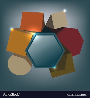 Abstract squares background vector image