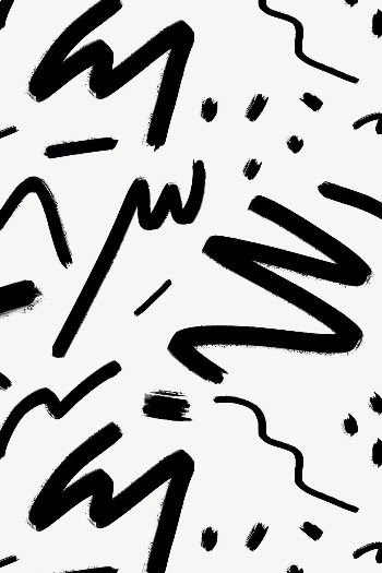Abstract squiggle brush strokes pattern | Free Photo - rawpixel
